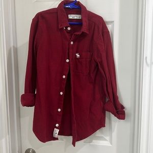 Abercrombie kids long sleeve button shirt